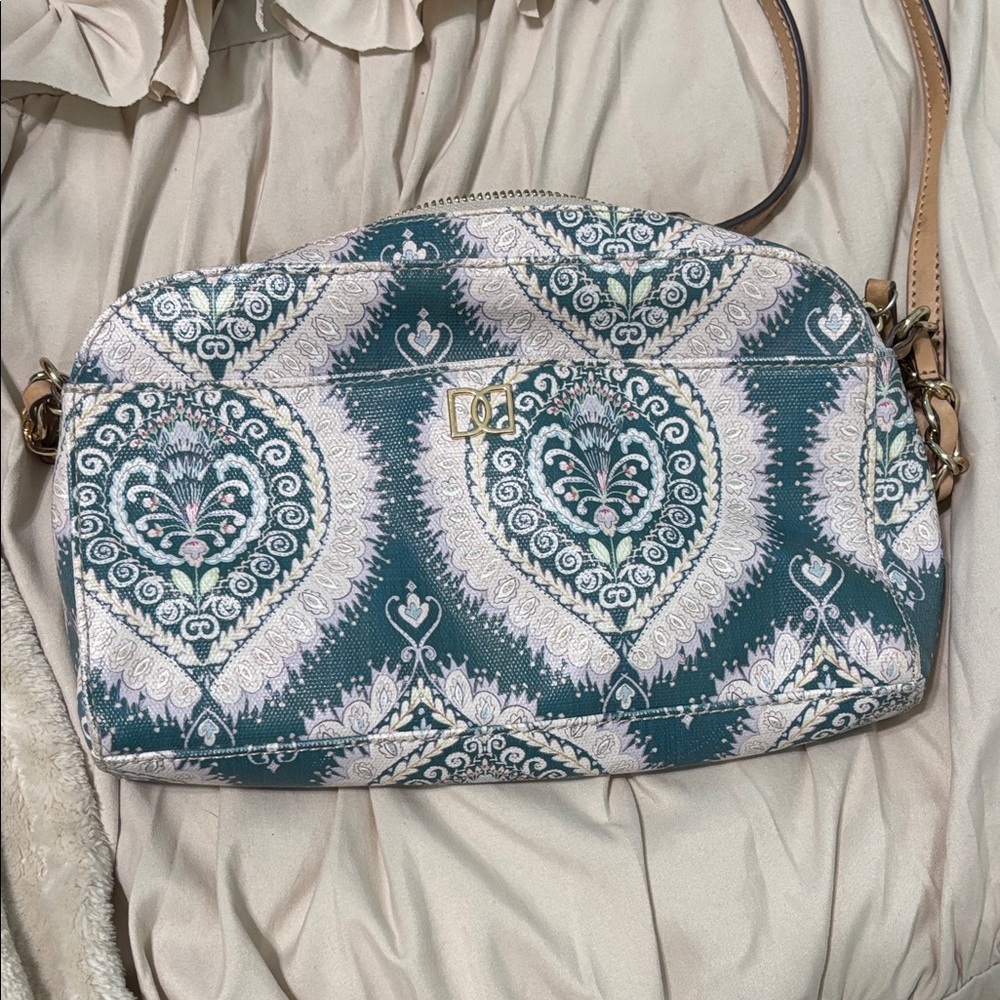 Dena Elegant Blue Patterned Women's Bag